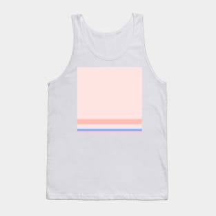 A superb amalgam of Fresh Air, Soft Blue, Baby Pink, Very Light Pink and Pale Rose stripes. Tank Top